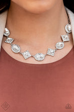 Load image into Gallery viewer, Fiercely 5th Avenue - White Rhinestone Complete Trend Fashion Fix Set