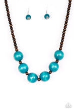 Load image into Gallery viewer, Wooden Set - Turquoise & Brown