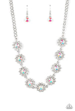 Load image into Gallery viewer, Blooming Brilliance -
Multi Iridescent
Rhinestone Necklace
