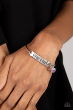 Load image into Gallery viewer, Fearless Fashionista - Purple Bracelet
